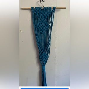 Macrame plant wall hanger